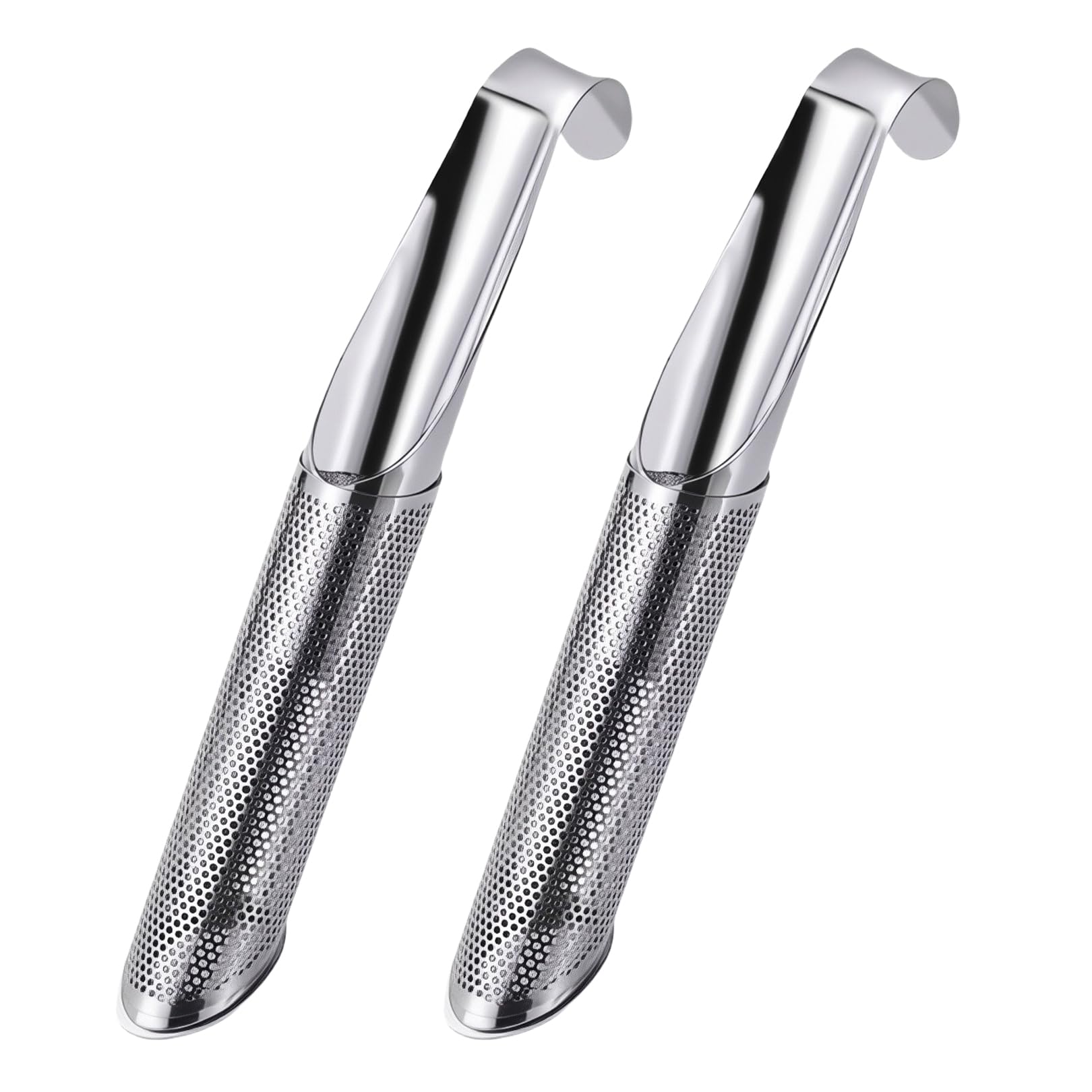 2Pièces Infuseur Thé,à Filtre en Acier Inoxydable Tea de Passoire Maille Fine,Cuillere Tube Infuser Strainer épices Filter,Sachet Vrac Strainers Tamis,pour Bouteille Tasse Infusion Fines Filtrante