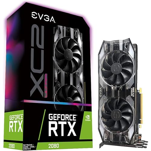 EVGA GeForce RTX 2080 XC2 Ultra Gaming, 8GB GDDR6, iCX2 & RGB LED 08G-P4-2187-KR