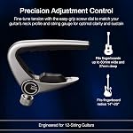 G7th NEWPORT-12ST Performance Classical 12-String Guitar Capo (C32013)