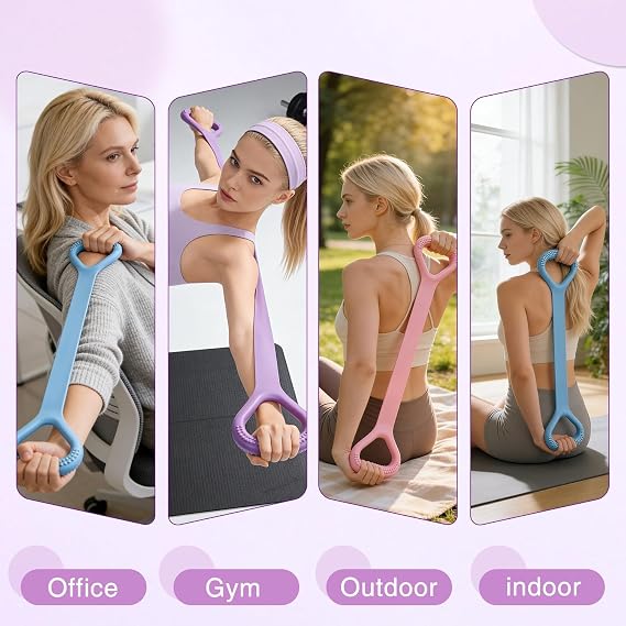 Resistance Bands Figure 8 Exercise Bands, 2026 New Resistance Band with Handles for Working Out Arm Back Shoulder Training Elastic Ropes,Exercise Equipment for Yoga Pilates (3Pcs)