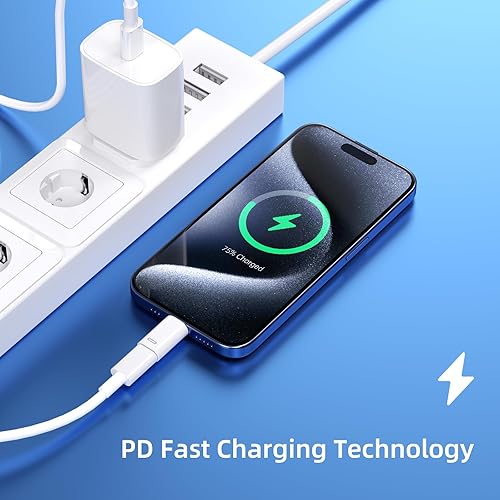 Miniatura 4 de Adaptador Lightning hembra a USB C macho (paquete de 4) con carga rápida PD y transferencia de datos para iPhone 1515 Plus15 Pro15 Pro Max, iPad Air