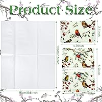 Vista 2 de Geyee 50 paquetes de pañuelos faciales para viajes, paquetes de bolsillo desechables para invitados a bodas, viajes, escuela, bolsos, suministros