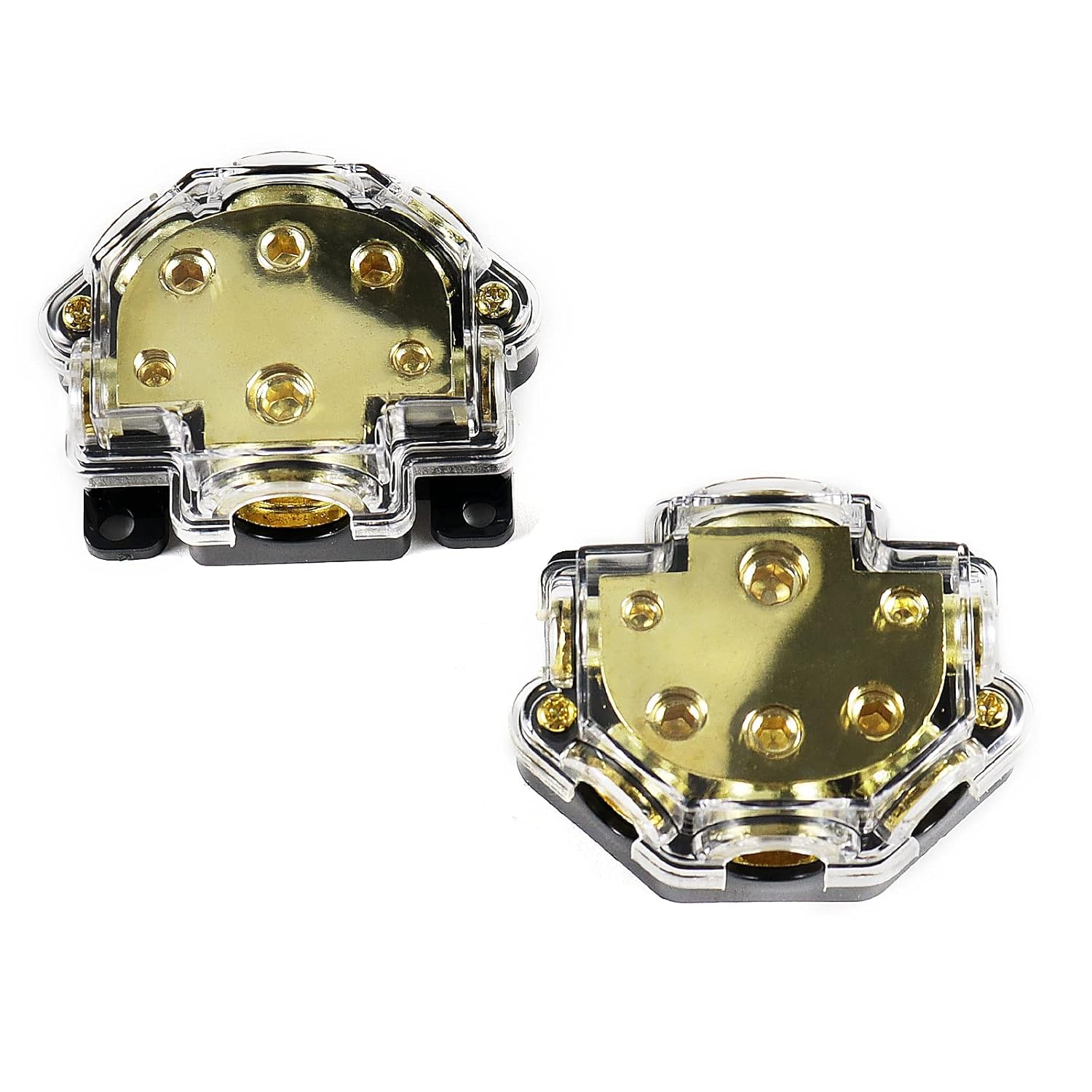 FEXON 5 Way Car Audio Power Distribution Block 0/2/4 Gauge