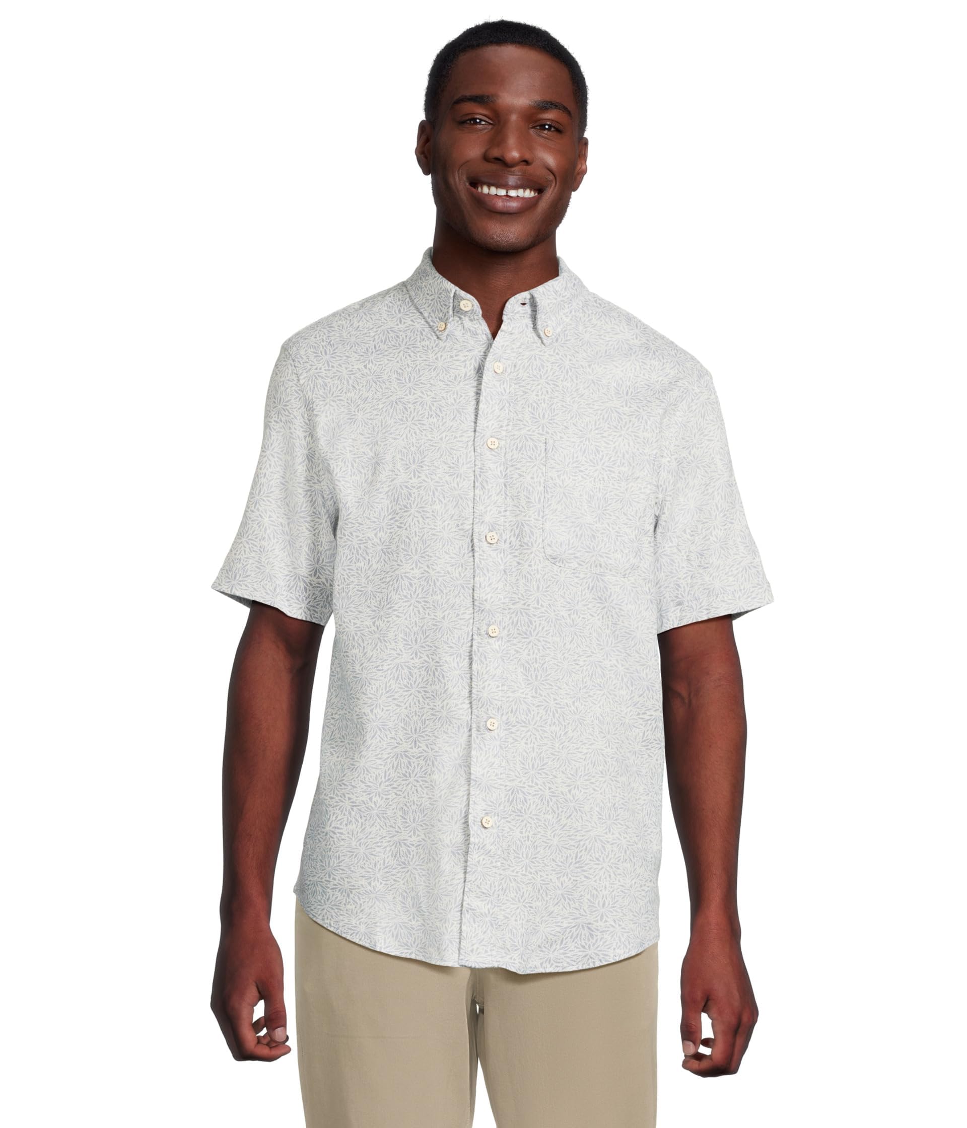 Faherty Mens Short Sleeve Breeze Shirt