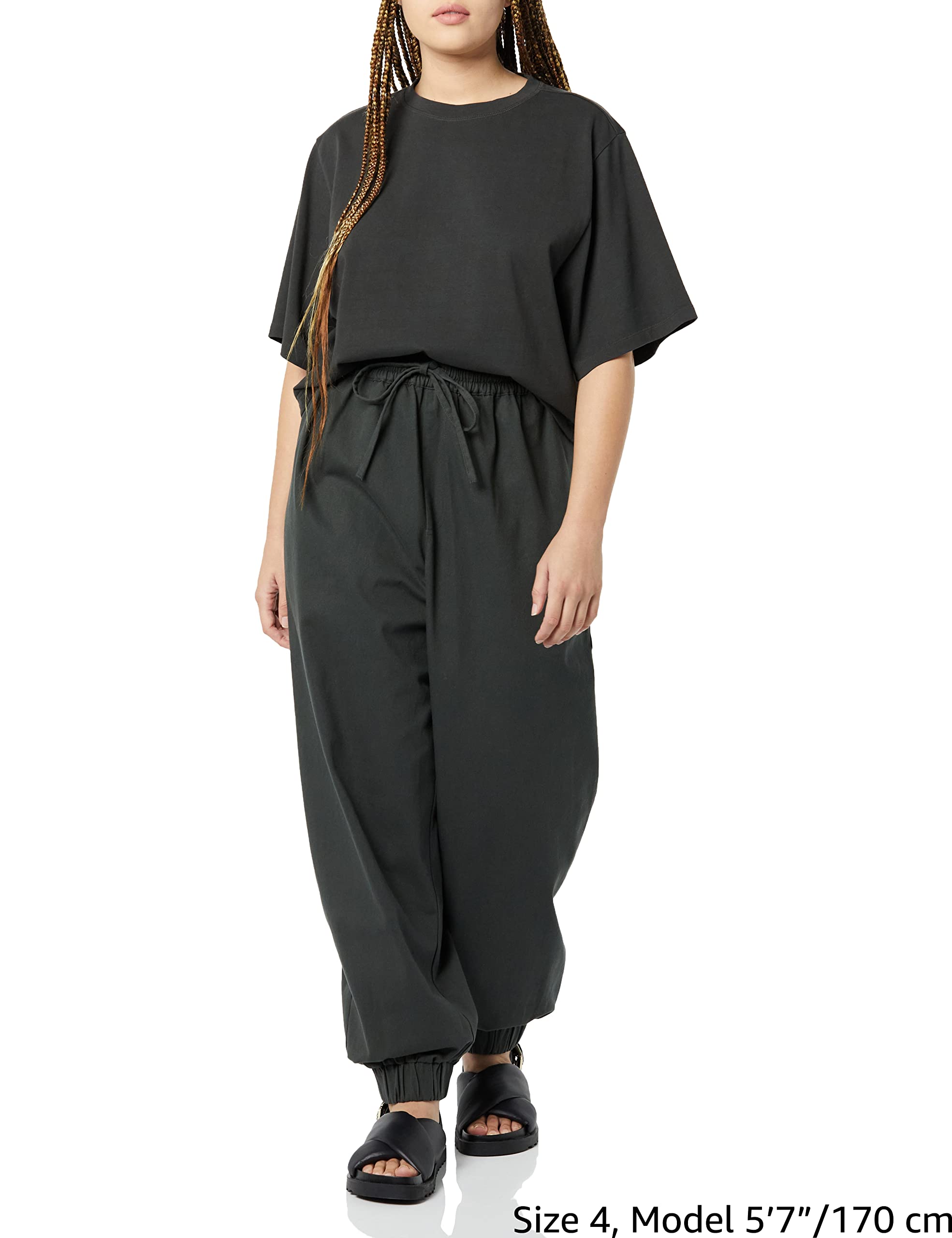 rare/self Pantaloni Jogger All Gender, Stile Pull-On, in Twill