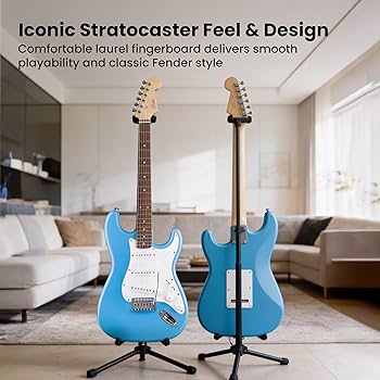 Amazon.com: Fender Squier Stratocaster - California Blue Bundle