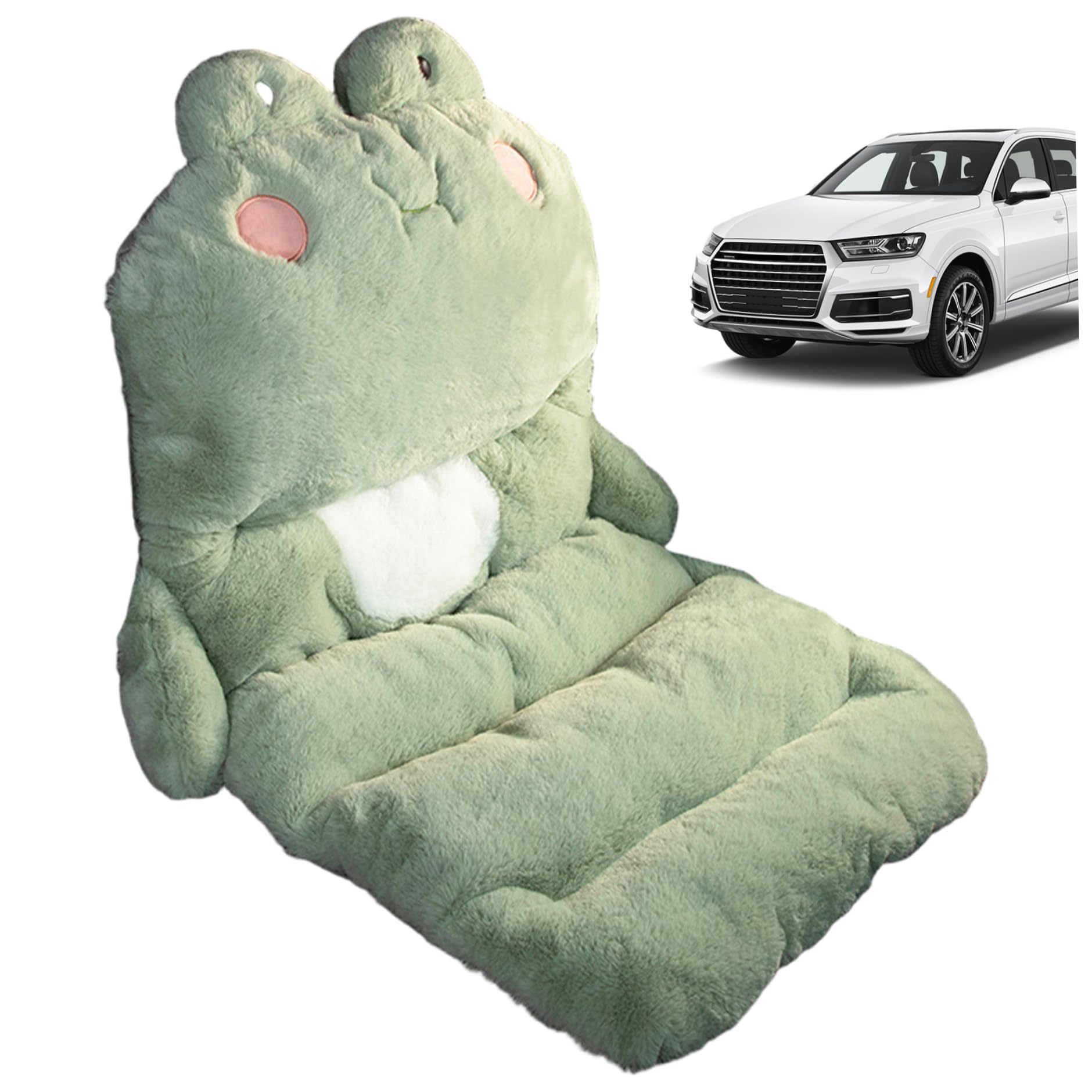Coussin de siège grenouille doux pour chaise de bureau et chambre d'enfant