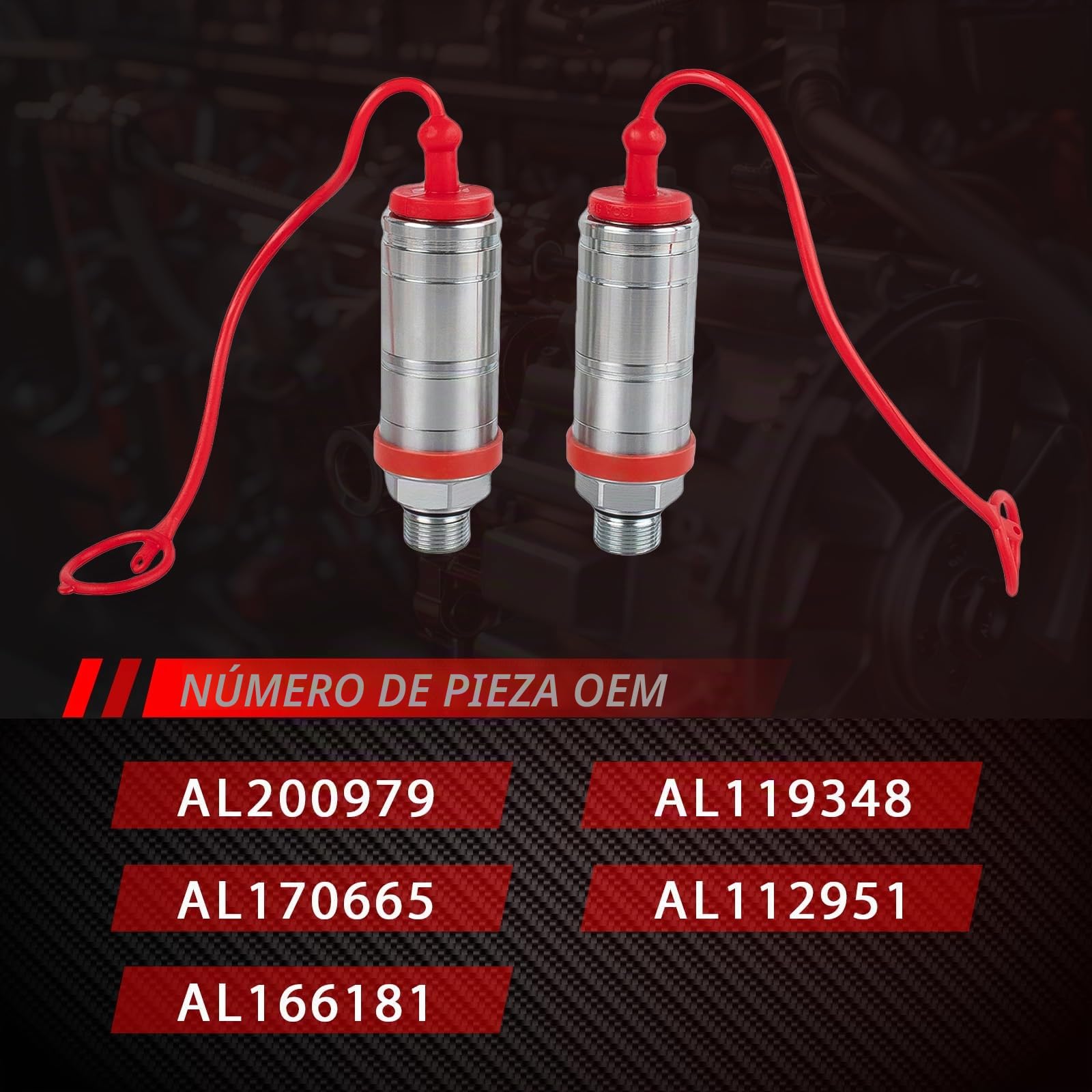 2 piezas de conexión hidráulica de 1/2 pulgadas (1,27 cm) tipo empuje de tracción de repuesto para modelos JD 5720 5820 6010 6020 6110 6200 7130 7530 accesorios de coche # AL200979 AL170665 AL166110