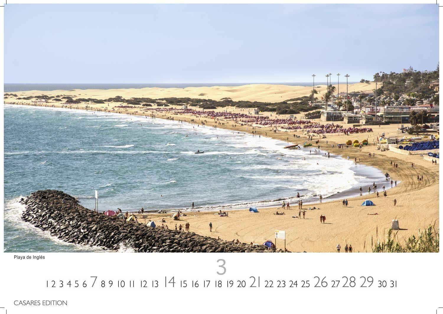 Gran Canaria Kalender 2027 - Wandkalender | Fotokalender Spanien 50x35 cm - Premium . dieser bezaubernden Insel