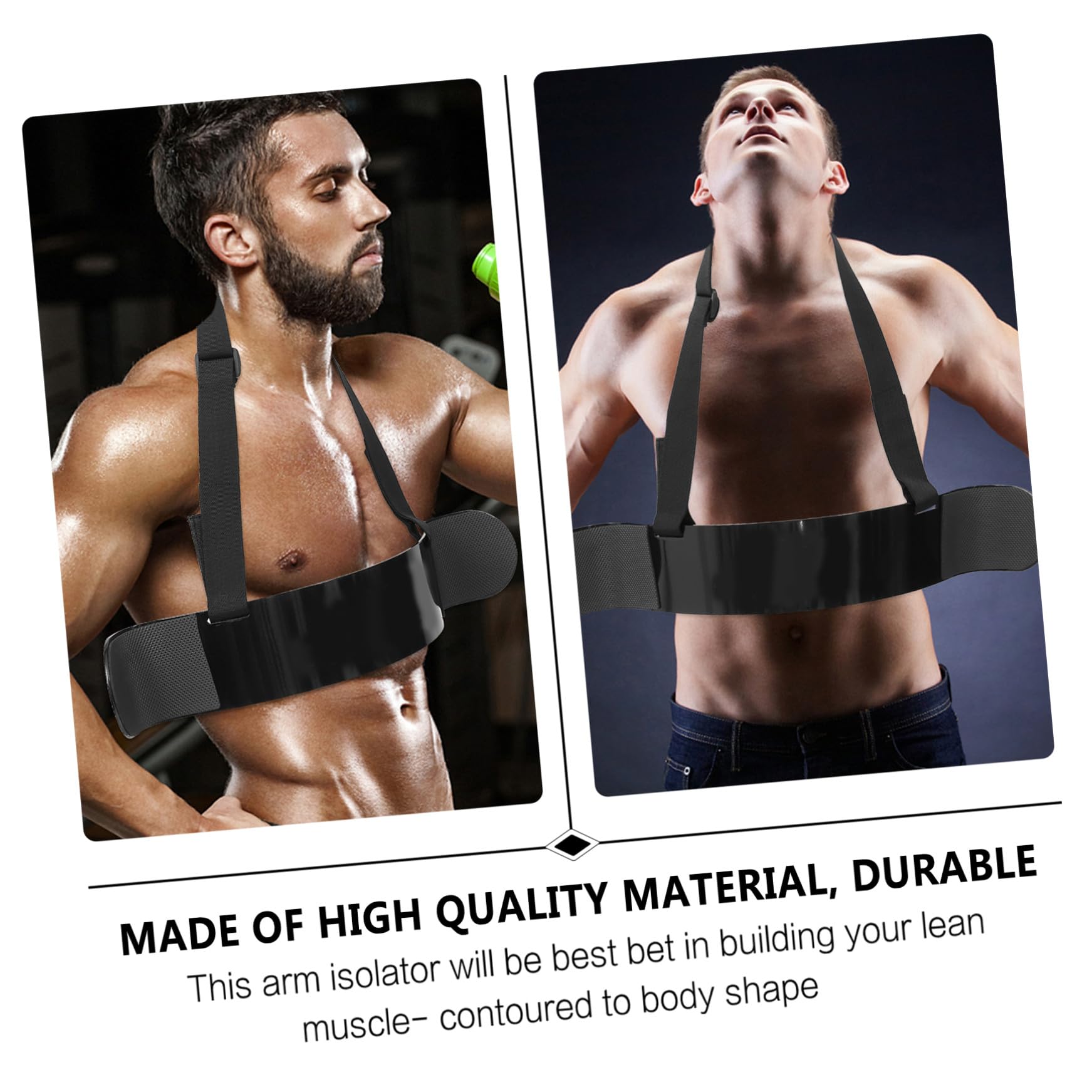 GALPADA Isolatore per Bicipiti in Lega di Alluminio Resistente Tavola per Allenamento Bicipiti e Avambracci Attrezzo per Bodybuilding e Sollevamento Pesi Supporto Ergonomico per
