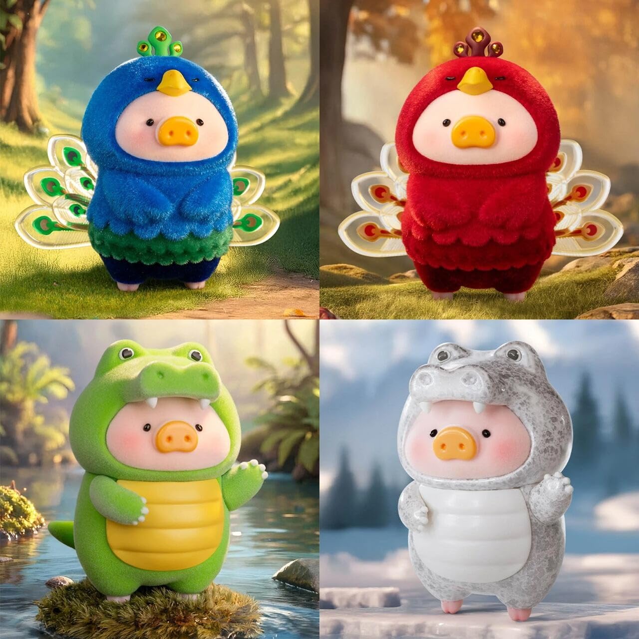 Amazon | TOYZERO+ ルル ザ ピギー Lulu the piggy アニマル パーティ 