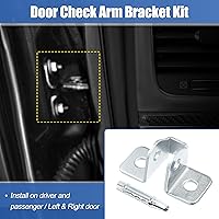 Vista 3 de X AUTOHAUX Juego de 2 soportes de control de puerta y pasador para Jeep Cherokee 1984-2001 55002361 Juego de reparación de conjunto de brazo