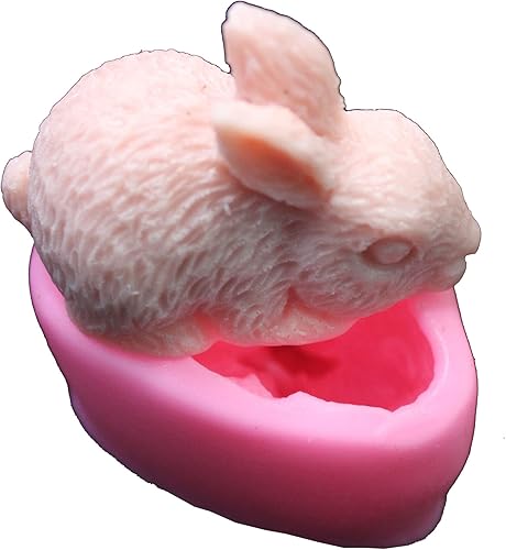 Vista 19 de Paquete de 2 moldes de silicona para jabón natural para el cuidado de la piel, jabón de arte y productos de aromaterapia (elefante)