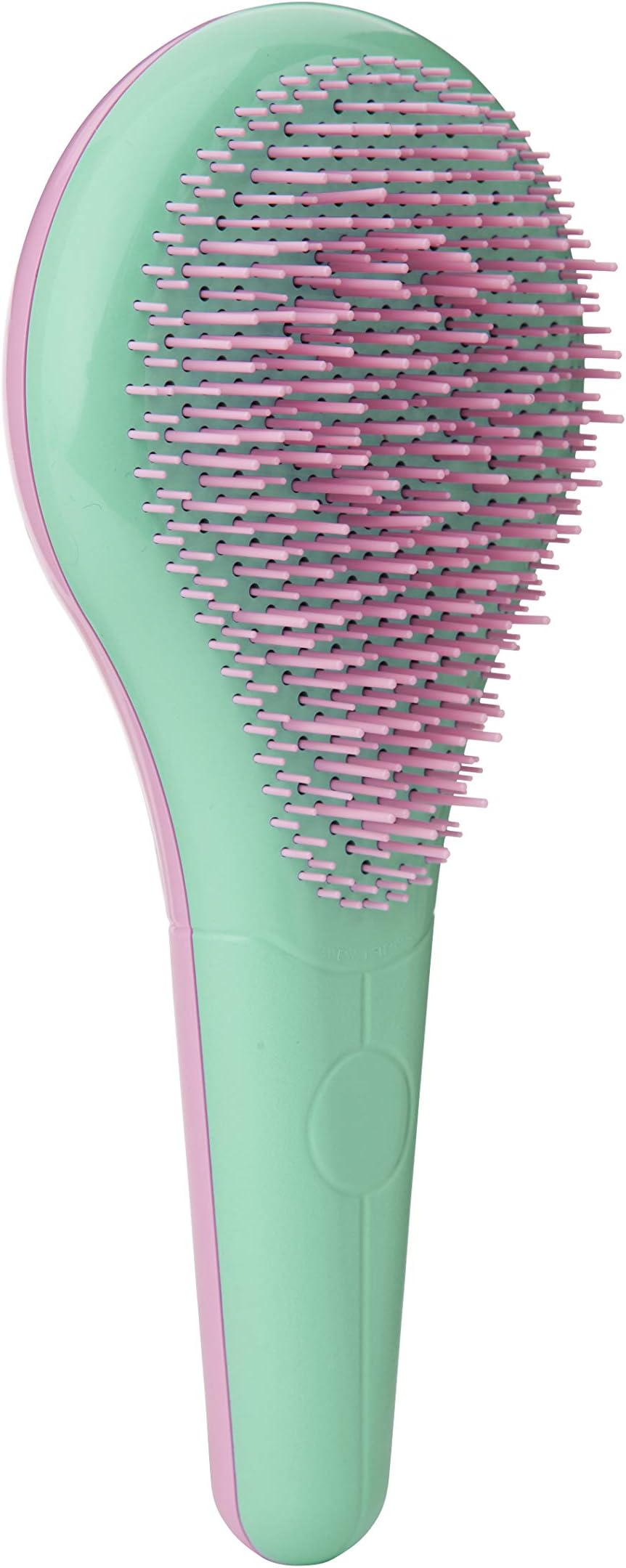 Detangling Paddle Brush Normal Hair - Brush for Quick and Easy Detangling- Reduces Frizz, Breakage, and Hair Loss - Pink-Green - 1 pc