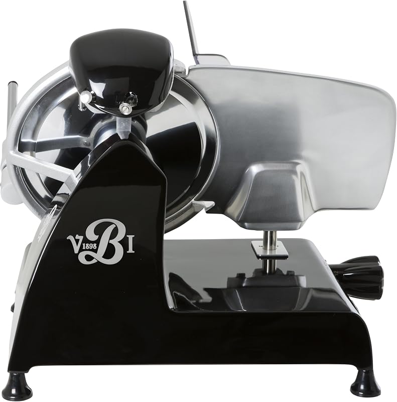 Red Line 250 Electric Food Slicer | 10" Blade | Perfect Cuts & Reduced Waste | Built-In Sharpener | Premium Kitchen Appliance | Italian Heritage Since 1898 (Black)