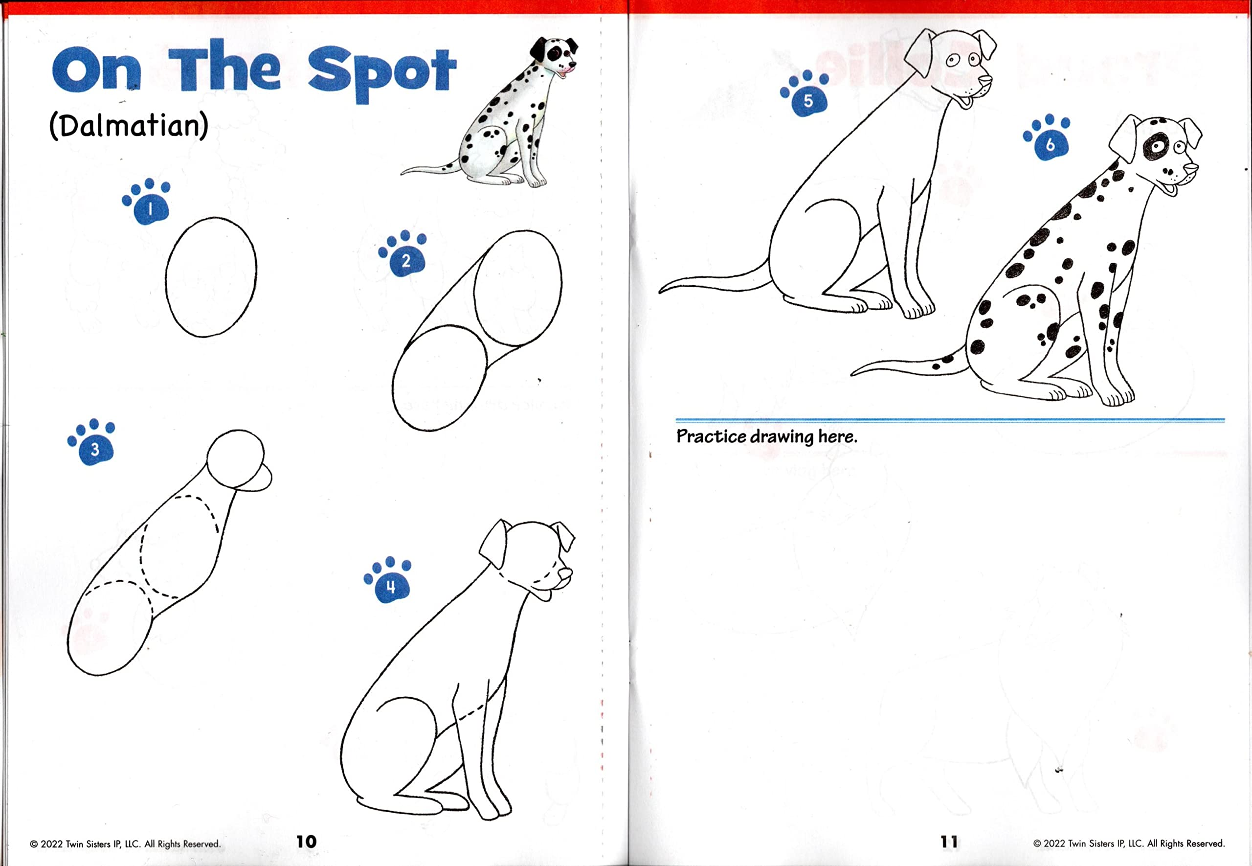 Creative Teaching Materials Learn to Draw Instructional Step-by-Step Tutorial Books - Let`s Draw Dogs&Cat, Big Machines, Jungle Animals - (Set of 3 Books) - Image 2