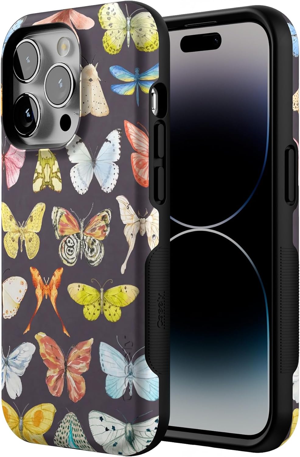 Casely iPhone 14 Pro Case | Midnight Monarch | Jenna Palek x Casely | Bold Protective Design | Compatible with MagSafe