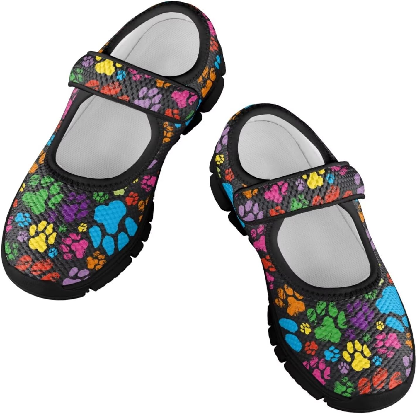 PinUp Angel Girls School Cute Graphic Comfortable Walking Shoes Mary Jane Flats Dress Party Shoes