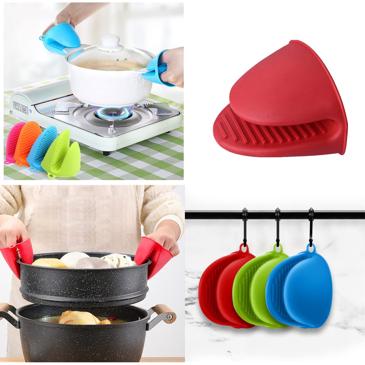 Guanti Da Forno In Silicone Da 36 X 18,5 Cm - Resistenti Al Calore Fino A 500 C Ideali Per Barbecue Forno E Microonde 98957322