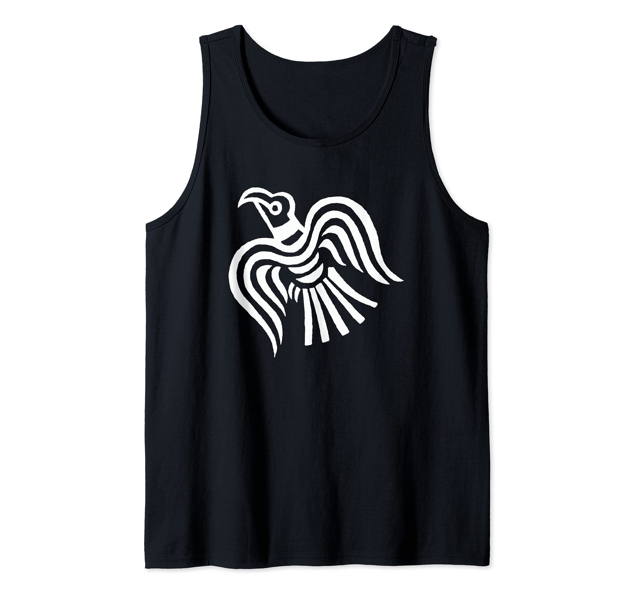 Norse Viking Raven Banner Symbol Tank Top