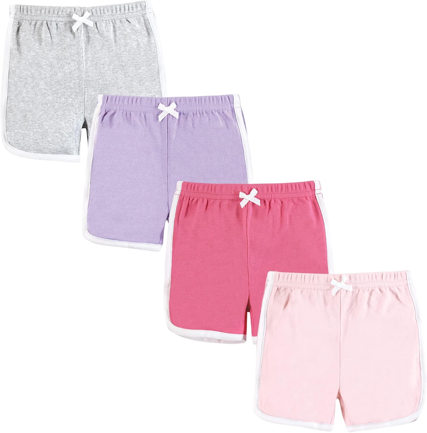 Hudson Baby Baby Shorts Bottoms 4-Pack