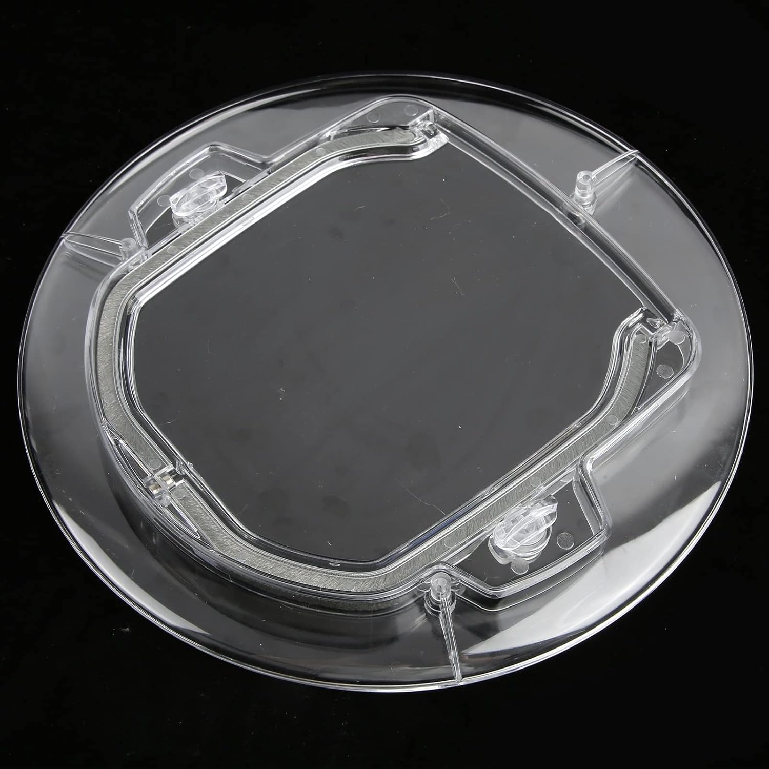 Pet Door, Interior Cat Door, Inside Door Flap, Transparent Automatic Window Closure no Barrier Door for Solid and Hollow Interior Door for Dog Cat