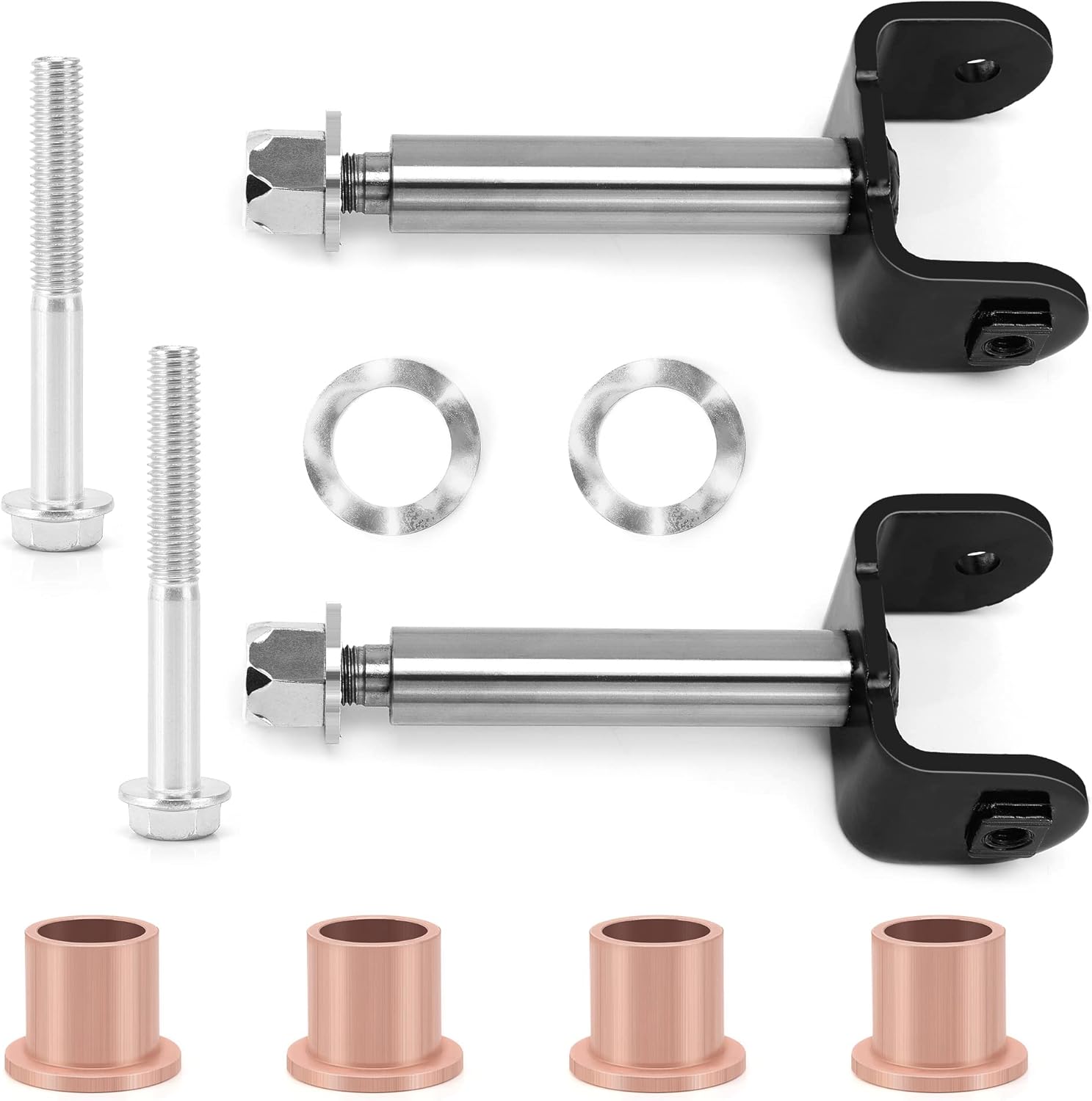 10L0L Golf Cart Front End King Pin Repair Kit for Club Car Precedent G&E 2004-up OEM# 103638601 102287201 102288201(Pack of 2)