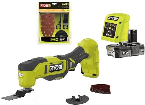 Ryobi RMT18-120SA15 18V ONE+ Multi Tool Kit 1 x 2.0 Ah