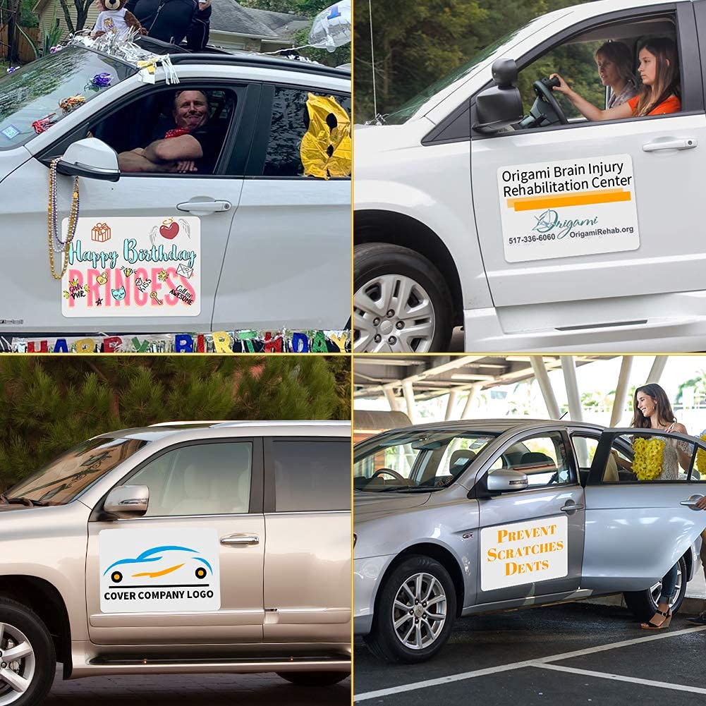 2 Pack Blank with 50 mils, Prevent Car Scratches & Dents