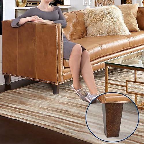 Miniatura 61 de AORYVIC Patas de sofá de madera de 3 pulgadas, patas de sofá universales, elevadores de cama, patas de repuesto para futón, otomana, asiento de dos