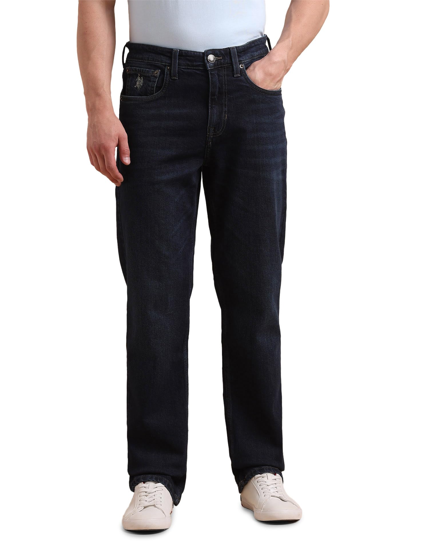 u.s. polo assn. Denim co. Men's Shawn Relaxed fit Blue Jeans-picture-29