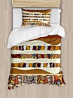 Vista 172 de Ambesonne Juego de funda de edredón de baloncesto, silueta de jugador de baloncesto, promoción de campeonato de competencia de atleta, juego de ropa