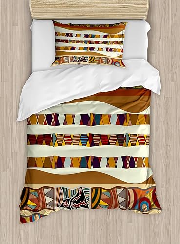 Miniatura 172 de Ambesonne Juego de funda de edredón de baloncesto, silueta de jugador de baloncesto, promoción de campeonato de competencia de atleta, juego de ropa