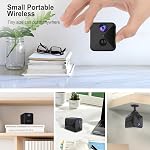 2026 Upgraded Spy Hidden Camera,4K HD Mini Cam for Home with Night Vision,100 Days Long Battery Life, Motion Detection,Remote Viewing,Wireless Camera for Pet/Baby/Nanny Surveillance