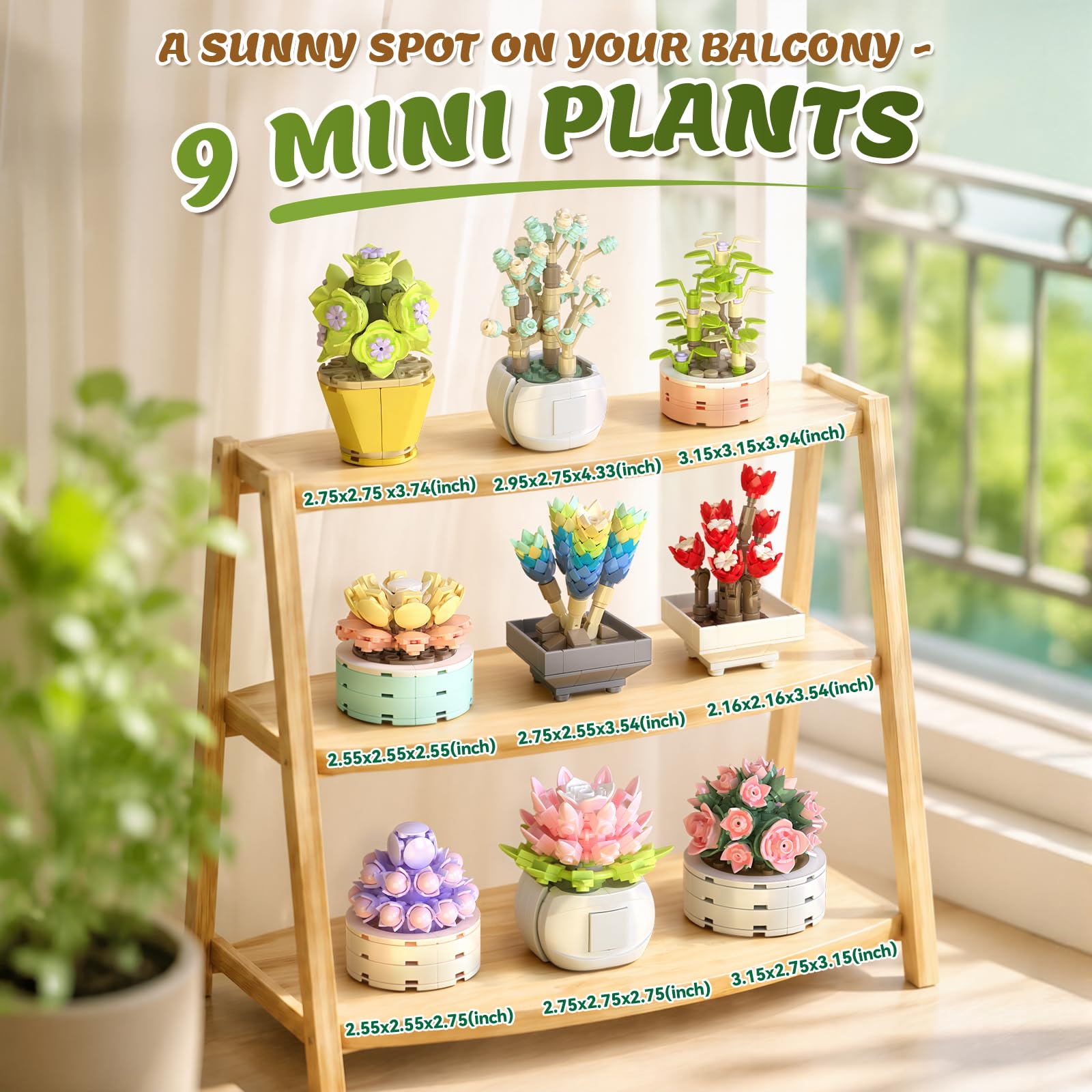 Amazon.co.jp: JMBricklayer 花と多肉植物ブロックセット20104 大人