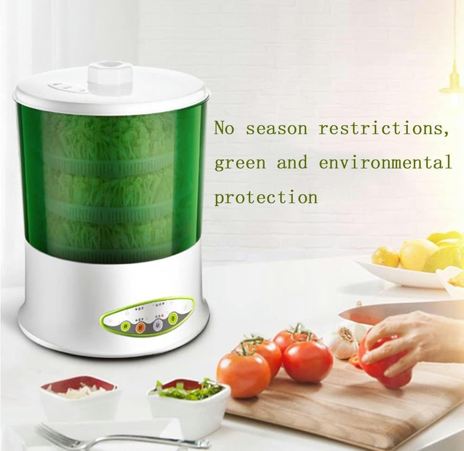 Electric Bean Sprout Machine, Seed Germination Kit Intelligent Large-Capacity Germination Machine Plant Germination Planter,3 Layers-1/