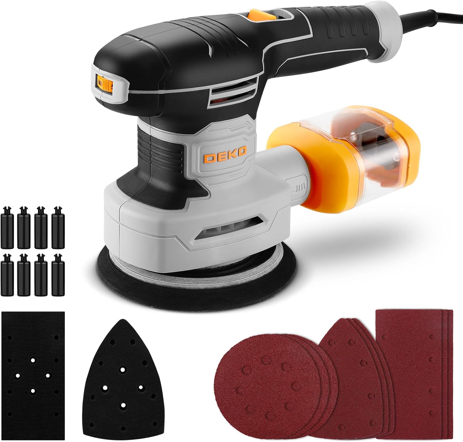 DEKOPRO 3-IN-1 Orbital Sanding Machine: Multi-Function Sander 300W ...