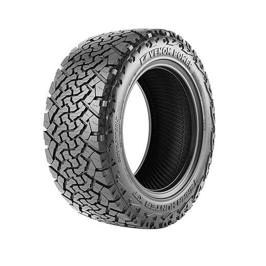 Set of 4 (FOUR) Venom Power Terra Hunter X/T XT Truck/SUV All-Terrain Mud Off-Road Radial Tires-275/55R20 275/55/20 275/55-20 117T Load Range XL 4-Ply BSW Black Side Wall