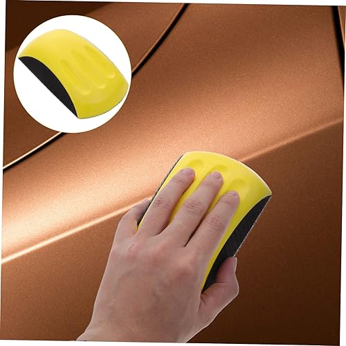 Miniatura 4 de Bloque de lijado manual en forma de ratón, almohadilla de pulido de diseño ergonómico para comodidad Material para espacios reducidos Reemplazo