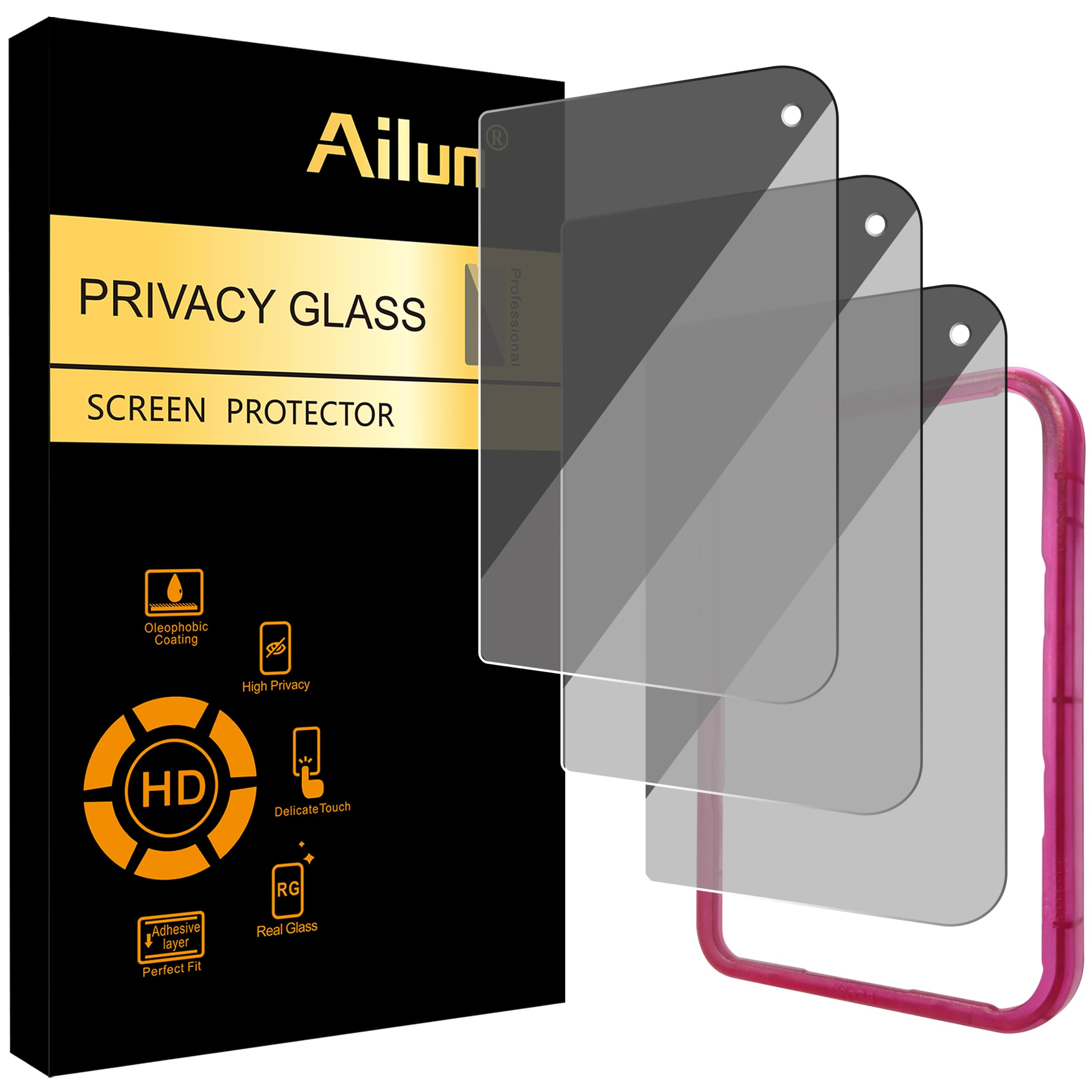 Ailun Privacy Screen Protector iPhone 17e/16e/14/13/13 Pro, 2 Pack — Amazon image 14