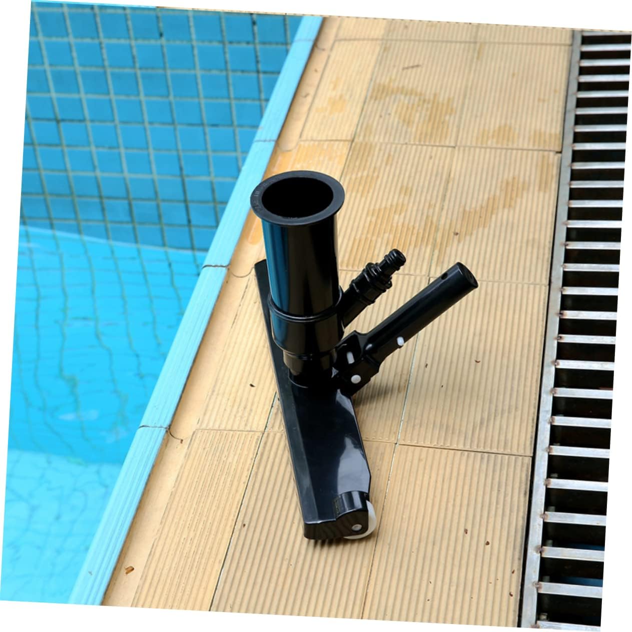 balacoo 2sets Pool Suction Head Vacuum Brush for Removal Vinyl Swimming Pools Durable Design for Wall and Corner Black