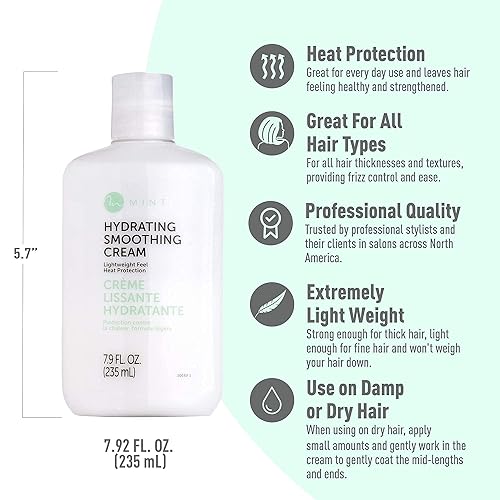 Miniatura 8 de Value Bundle - Crema suavizante hidratante ligera y de lujo y secador de pelo iónico Blackbird de MINT | Extremadamente silencioso y ligero con 1875