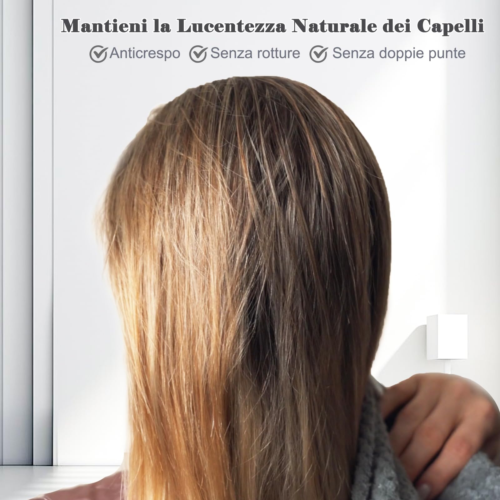 FREATECH Asciugamano Capelli in Microfibra con Texture Waffle, 3 Pezzi Turbante Asciugacapelli, Turbante Capelli Super Morbido e Assorbente con 3 Bottoni per Donna, Bambino, Capelli Lunghi Ricci