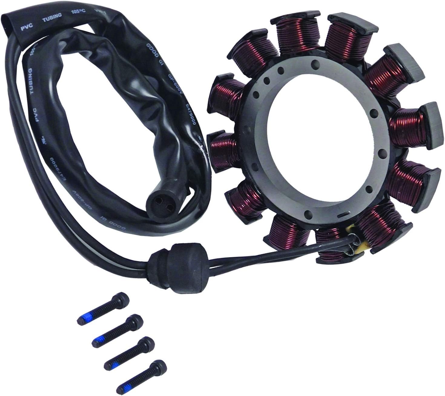 OEG Parts New Stator Compatible With Harley Davidson Motorcycle 17 AMP Sportster Deluxe Low Roadster Custom 1200 XL1200C XLH1200C XL1200L XLH1200S 883 XL883C XLH883C XL883L XL883R XLH883R 29967-89