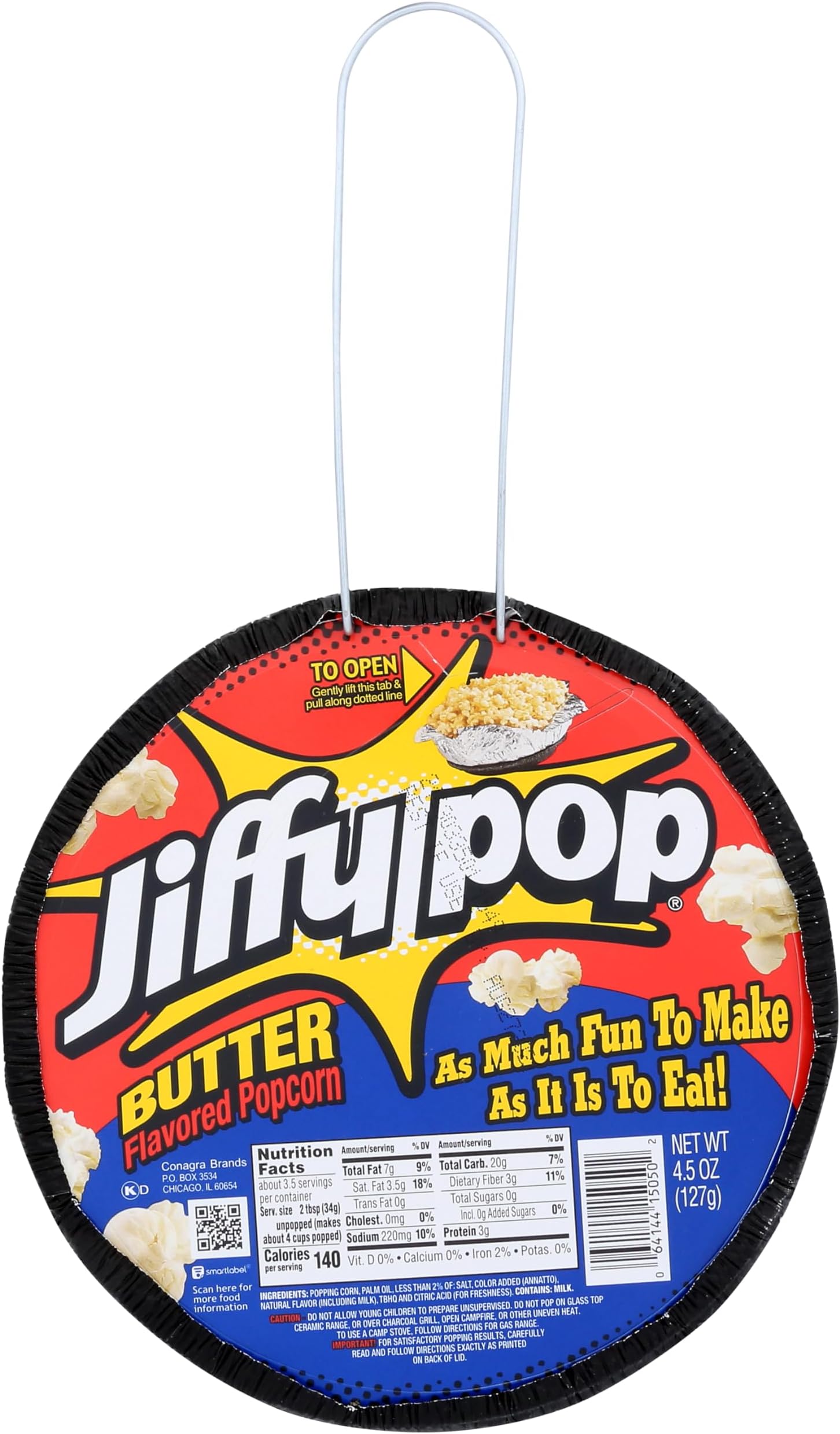 Jiffy Pop Butter Popcorn - 4.5 oz