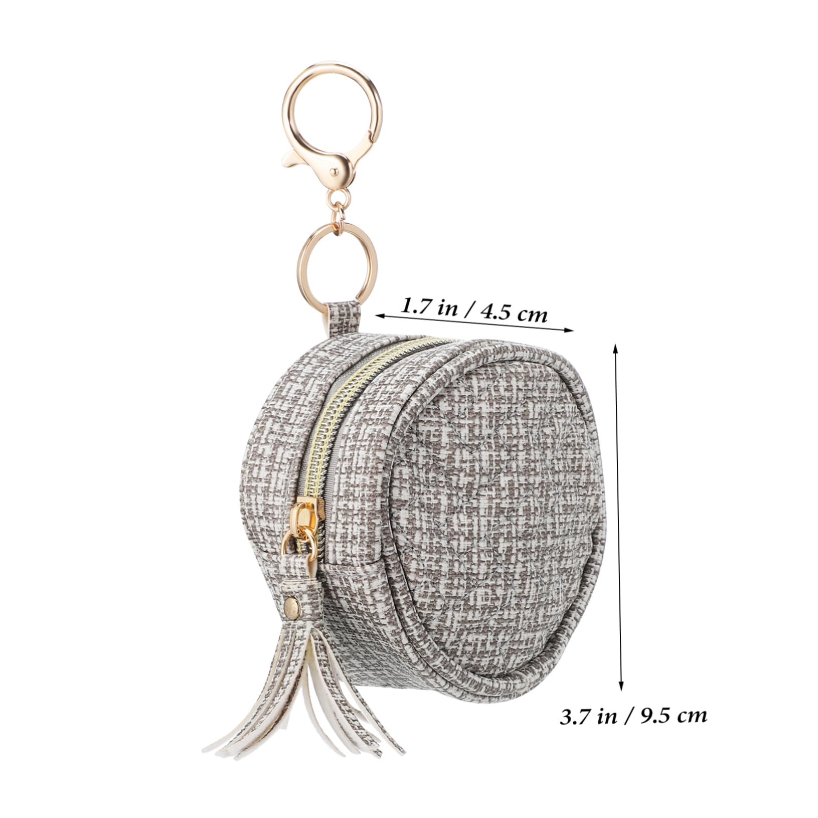 Didiseaon Portable Holder Case Small Zippered Pouch for Diaper Bag Travel Friendly Pouch with Clip Accessory