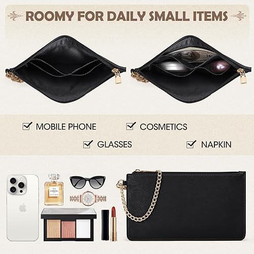 Miniatura 8 de RAINSMORE Bolsa para laptop de 15.6 pulgadas para mujer, bolsa de mano impermeable de cuero para trabajo, maletín de computadora profesional, bolso