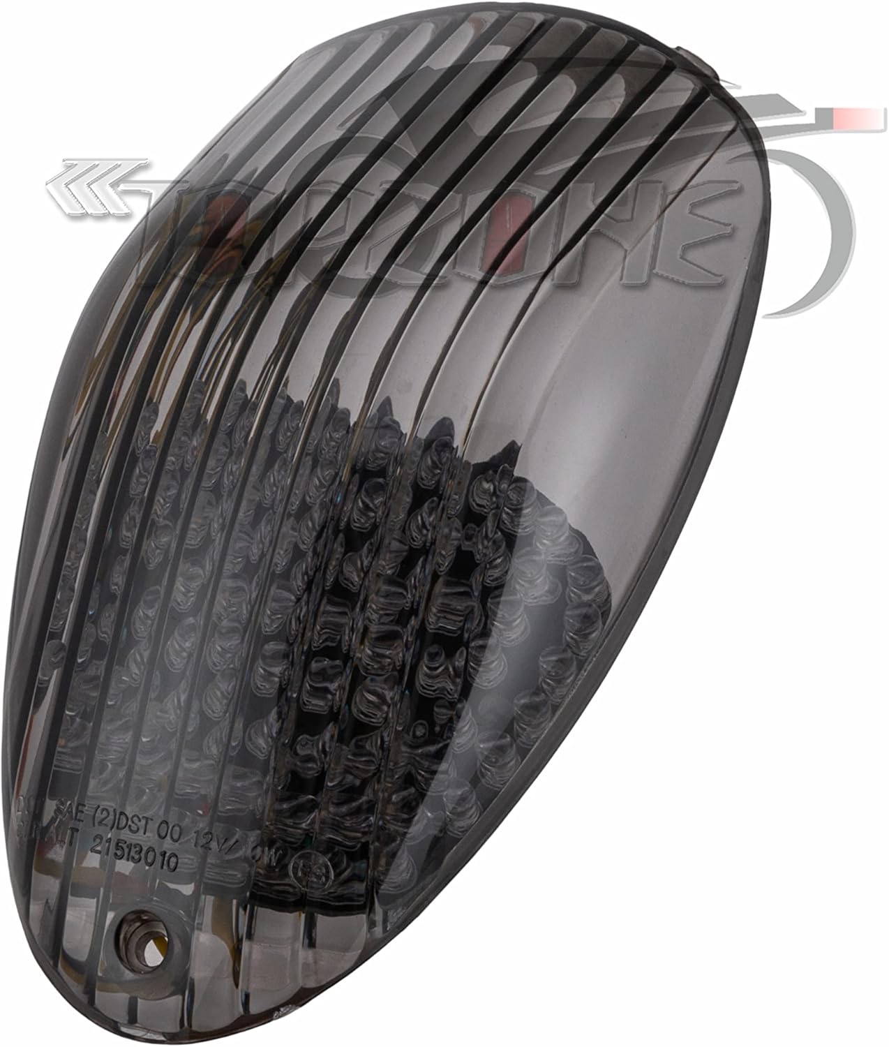 Fit Kawasaki 2006-2024 Vulcan 900 Classic LT/Vulcan 900 Custom/Vulcan 900 Classic; LED Rear Lamp Brake Tail Light +Integrated Turn Signal Function (Smoke Color)