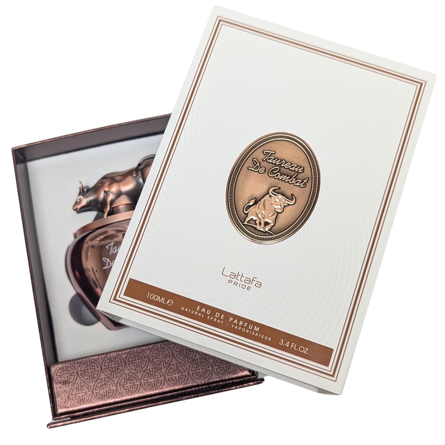 Lattafa Pride Taureau De Combat Eau de Parfum Spray 100ml (3.4 oz) | Bold Amber, Tobaco & Vanilla Fragrance | Long-Lasting Warm Spicy Scent with Cardamom & Cinnamon - Image 6