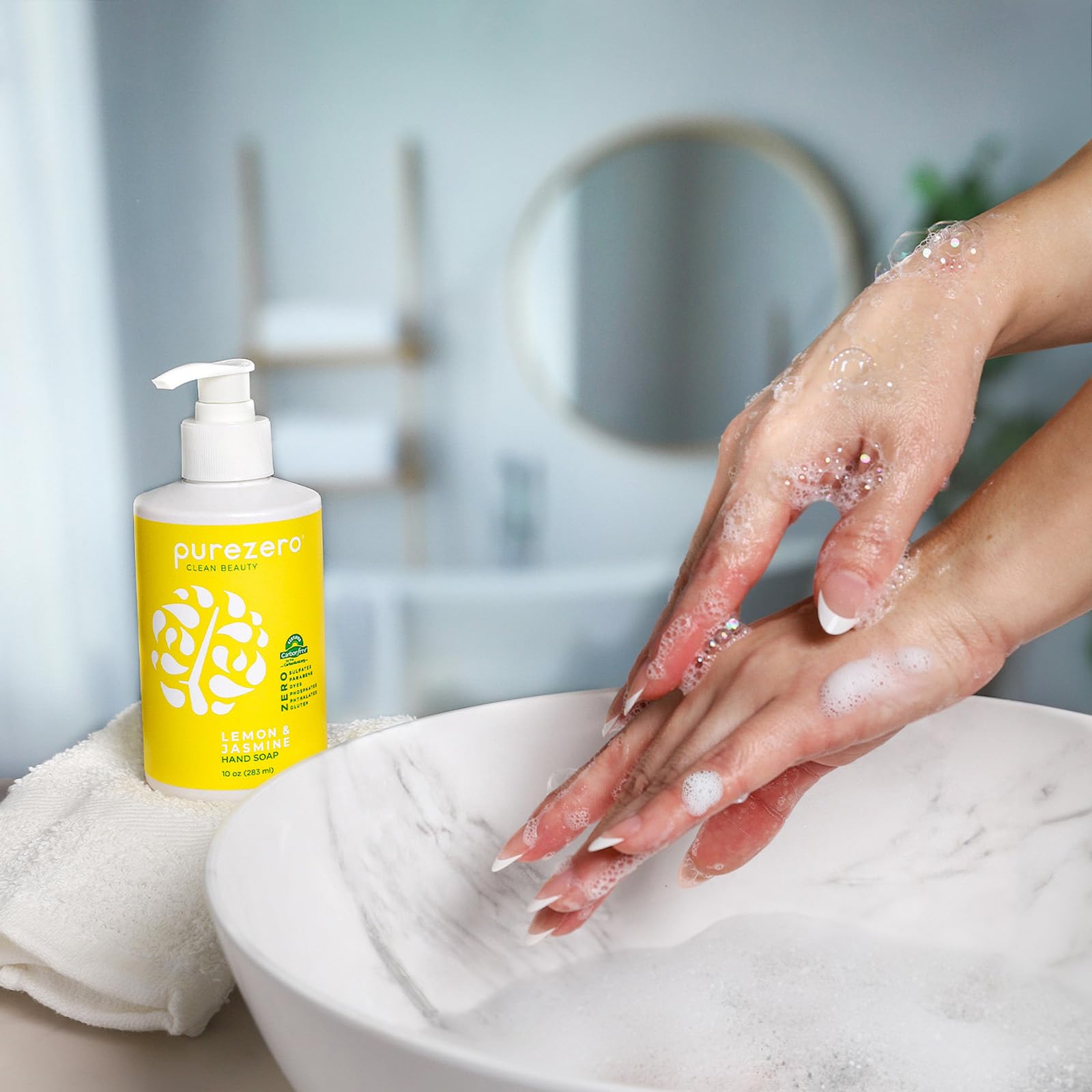 Amazon.com : Purezero Lemon & Jasmine Hand Soap Refreshing Citrus